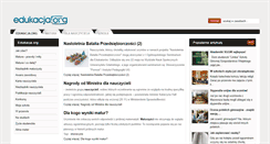 Desktop Screenshot of edukacja.org