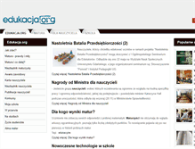 Tablet Screenshot of edukacja.org